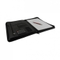 Preview: Edle Schreibmappe DIN A4 AVENTURA mit Taschenrechner in schwarz