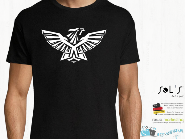 T-Shirt - Funshirt - Adler mit breiten Schwingen