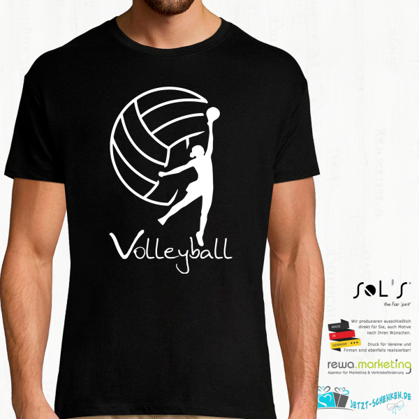 Herren T-Shirt für Volleyballer
