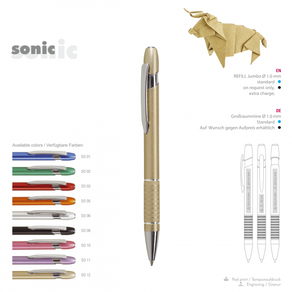Prestige Metall- Kugelschreiber SONIC