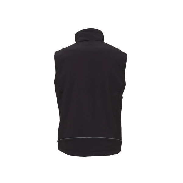 Softshell Weste Modell CLIMB in Black Carbon